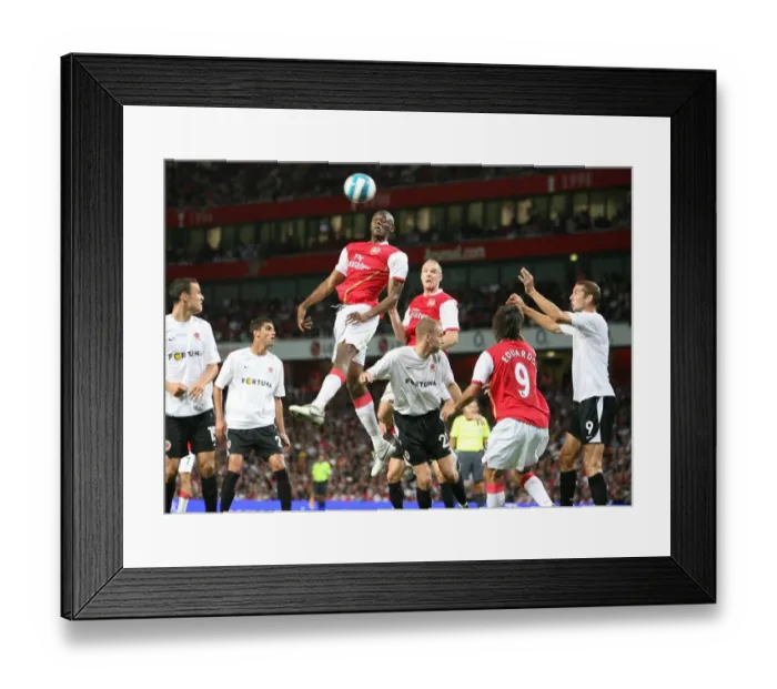 Framed Print : Abu Diaby and Philippe Senderos (Arsenal) Michal Kadlec and Libor Dosek (Sparta Prague) Framed Print : Abu Diaby and Philippe Senderos (Arsenal) Michal Kadlec and Libor Dosek (Sparta Prague)