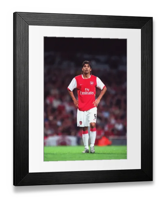 Framed Print : Arsenal's Eduardo's Brace: 3-0 UEFA Champions League Victory over Sparta Prague