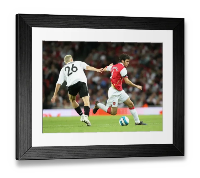 Framed Print : Cesc Fabregas (Arsenal) Martin Abraham (Sparta Prague) Framed Print : Cesc Fabregas (Arsenal) Martin Abraham (Sparta Prague)