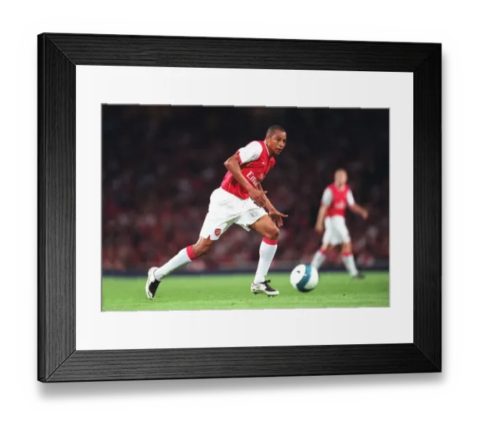 Framed Print : Gilberto's Glory: Arsenal's 3-0 Crush of Sparta Prague in Champions League