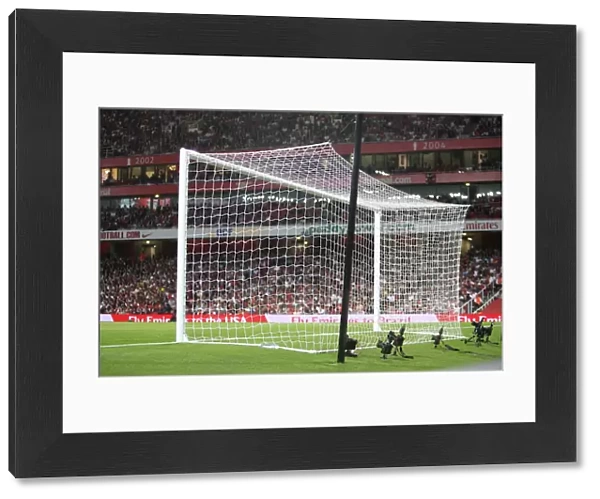 Goal net at Emirates