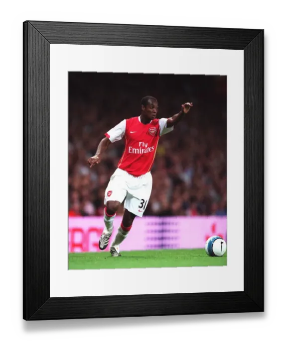 Framed Print : Arsenal's Triumph: Justin Hoyte's Performance in Arsenal's 3-0 Victory over Sparta Prague in the UEFA Champions League (2007) Framed Print : Arsenal's Triumph: Justin Hoyte's Performance in Arsenal's 3-0 Victory over Sparta Prague in the UEFA Champions League (2007)