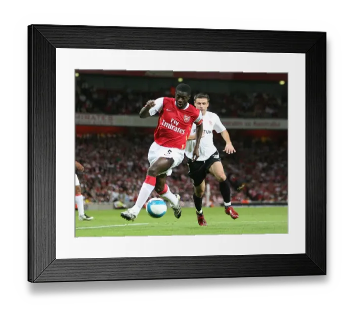Framed Print : Kolo Toure (Arsenal) Marek Kulic (Sparta Prague)