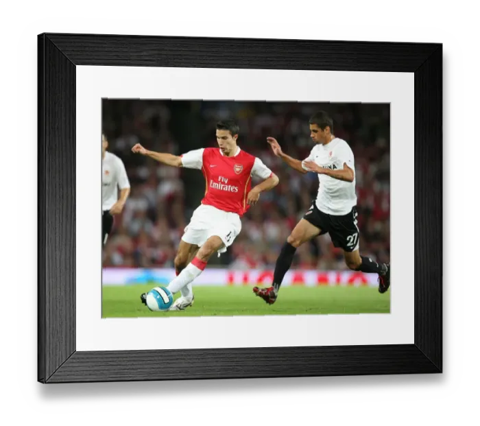 Framed Print : Robin van Persie (Arsenal) Lubos Husek (Sparta) Framed Print : Robin van Persie (Arsenal) Lubos Husek (Sparta)