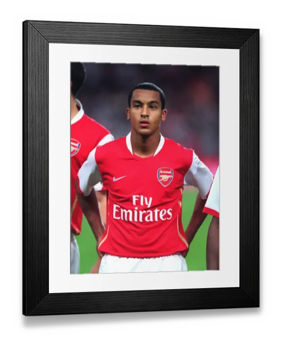 Framed Print : Theo Walcott's Hat-Trick: Arsenal's 3-0 Crushing Victory Over Sparta Prague in the Champions League