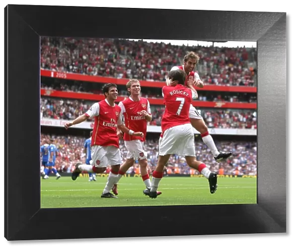 Triumphant Rosicky, Flamini, Fabregas, and Hleb: Arsenal's Unforgettable Moment - 3:1 Portsmouth