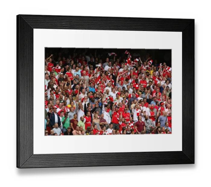 Framed Print : Arsenal fans