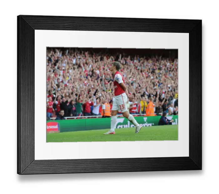 Framed Print : Arshavin's Strike: Arsenal's 1-0 Victory Over Swansea City in the Premier League