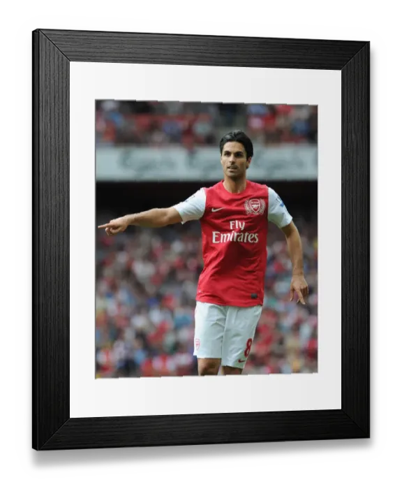 Framed Print : Mikel Arteta Leads Arsenal to Victory: 1-0 vs Swansea City, Barclays Premier League, Emirates Stadium (2011) Framed Print : Mikel Arteta Leads Arsenal to Victory: 1-0 vs Swansea City, Barclays Premier League, Emirates Stadium (2011)