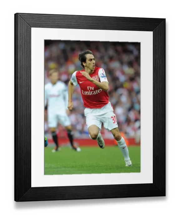 Framed Print : Yossi Benayoun (Arsenal). Arsenal 1: 0 Swansea City. Barclays Premier League