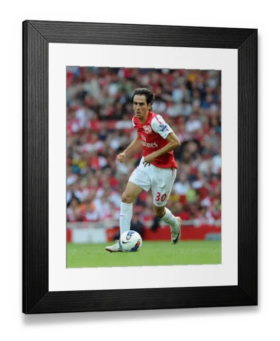 Framed Print : Yossi Benayoun Scores the Winning Goal: Arsenal 1-0 Swansea City (2011-12)