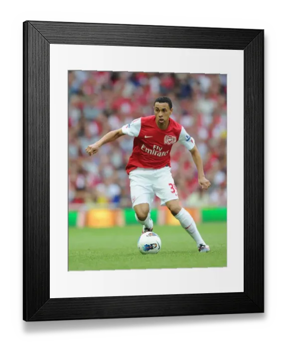 Framed Print : Francis Coquelin's Winning Goal: Arsenal 1-0 Swansea City, Barclays Premier League (2011-12)