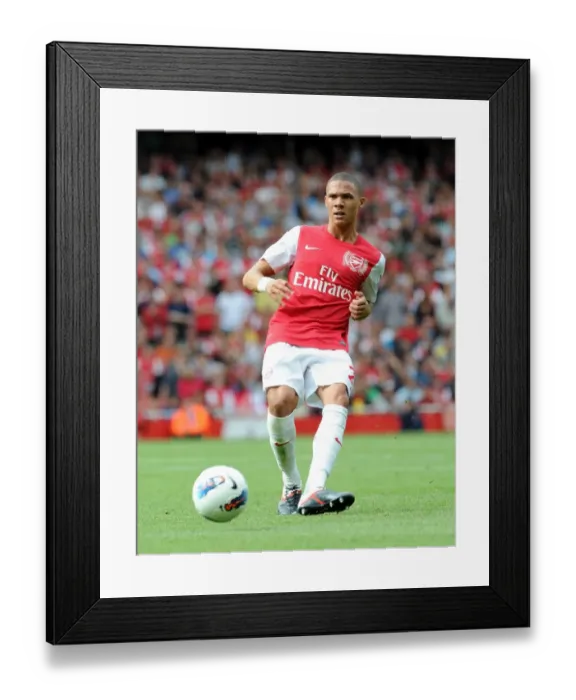 Framed Print : Kieran Gibbs Scores the Winning Goal: Arsenal 1-0 Swansea City, Premier League 2011-12