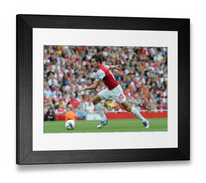 Framed Print : Robin van Perise (Arsenal). Arsenal 1: 0 Swansea City. Barclays Premier League