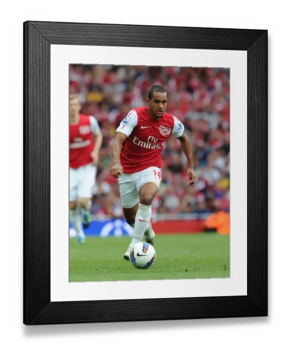 Framed Print : Theo Walcott's Strike: Arsenal's Winning Goal Against Swansea City, Premier League 2011-12