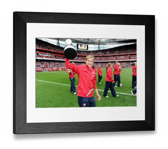 Framed Print : Ellen White of the Arsenal Ladies with the WSL Trophy. Arsenal 1: 0 Swansea City Framed Print : Ellen White of the Arsenal Ladies with the WSL Trophy. Arsenal 1: 0 Swansea City