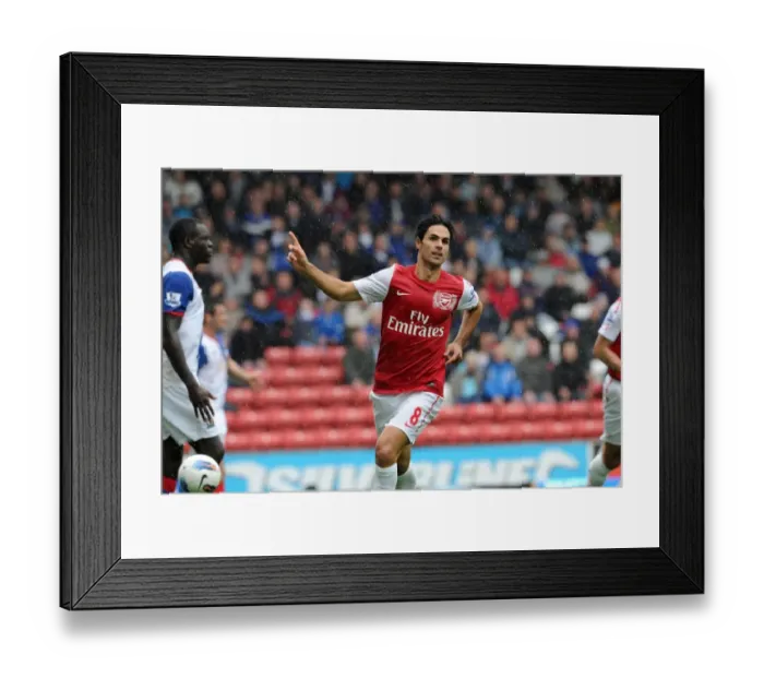 Framed Print : Mikel Arteta's Double: Arsenal's Dramatic Comeback at Ewood Park (4-3)