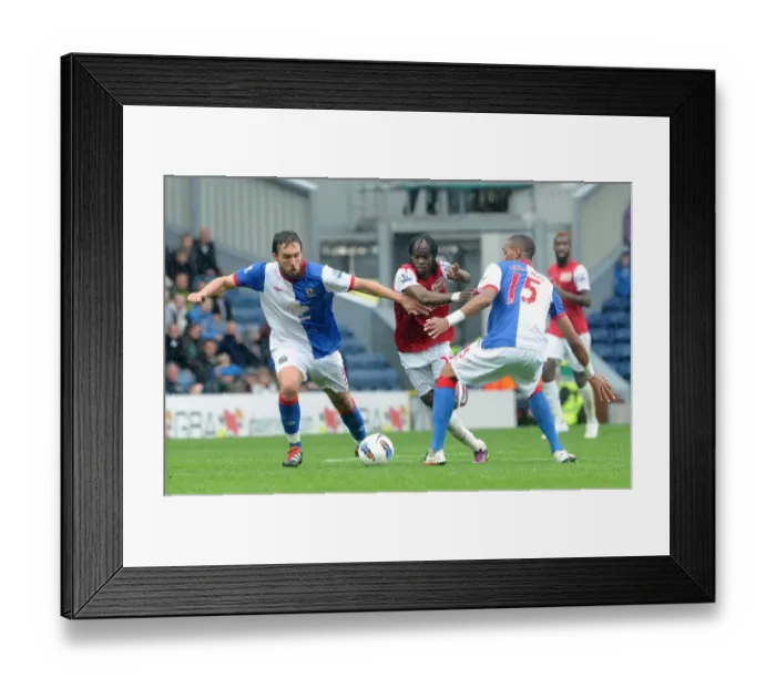 Framed Print : Gervinho vs Givet, Nzonzi: Blackburn's Surprise 4-3 Win Over Arsenal in the Premier League (September 17, 2011) Framed Print : Gervinho vs Givet, Nzonzi: Blackburn's Surprise 4-3 Win Over Arsenal in the Premier League (September 17, 2011)