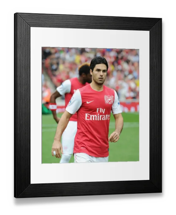 Framed Print : Mikel Arteta Leading Arsenal Against Bolton Wanderers, 2011-12 Premier League Framed Print : Mikel Arteta Leading Arsenal Against Bolton Wanderers, 2011-12 Premier League