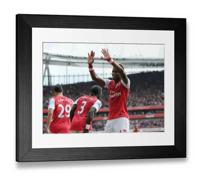 Framed Print : Alex Song's Triumph: Arsenal's 3-0 Victory Over Bolton Wanderers (2011) Framed Print : Alex Song's Triumph: Arsenal's 3-0 Victory Over Bolton Wanderers (2011)