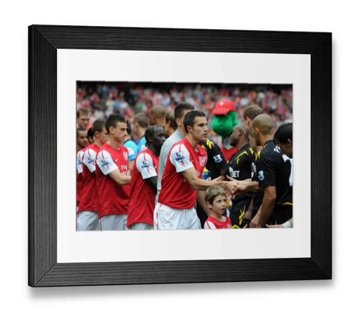 Framed Print : Arsenal 3-0 Bolton Wanderers: Barclays Premier League Victory at Emirates Stadium (September 24, 2011)