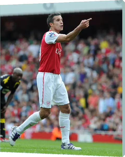 Robin van Persie (Arsenal). Arsenal 3: 0 Bolton Wanderers. Barclays Premier League