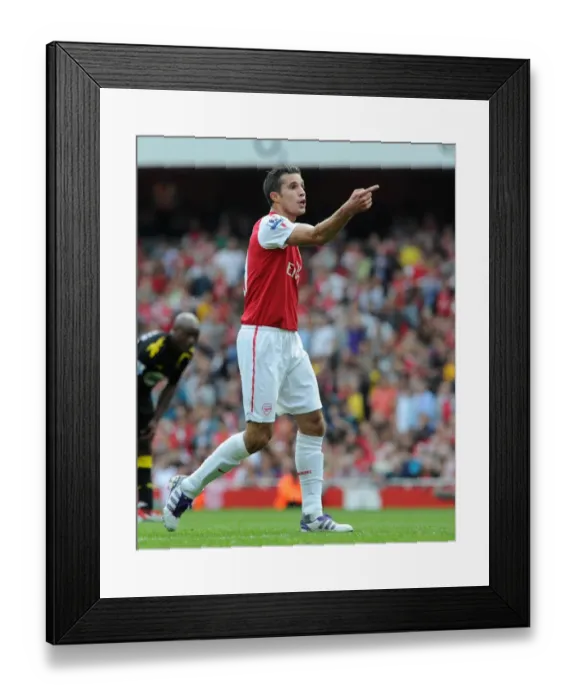 Framed Print : Robin van Persie (Arsenal). Arsenal 3: 0 Bolton Wanderers. Barclays Premier League Framed Print : Robin van Persie (Arsenal). Arsenal 3: 0 Bolton Wanderers. Barclays Premier League
