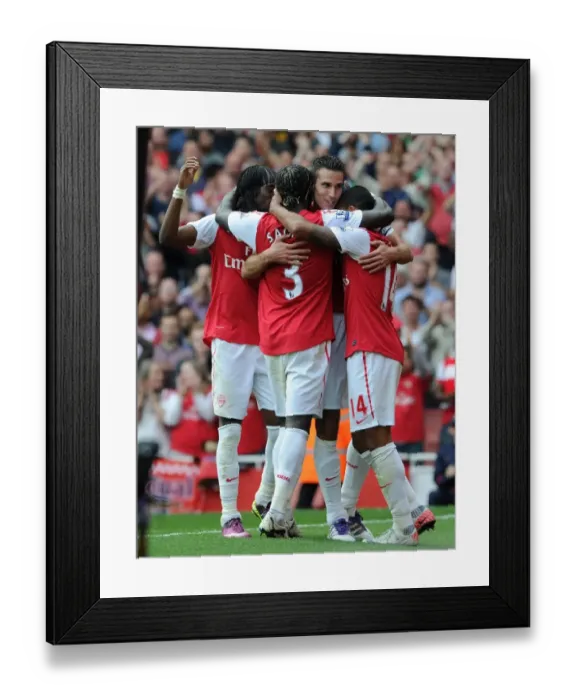 Framed Print : Robin van Persie's Milestone: Arsenal's Triumphant 100-Goal Game (3-0 vs. Bolton Wanderers) Framed Print : Robin van Persie's Milestone: Arsenal's Triumphant 100-Goal Game (3-0 vs. Bolton Wanderers)