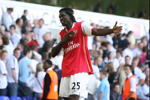 Adebayor's Hat-Trick: Arsenal Triumphs Over Tottenham 3-1 in the FA Premier League
