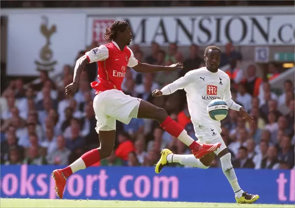 Emmauel Adebayor (Arsenal) Pascal Chimbonda (Tottenham)