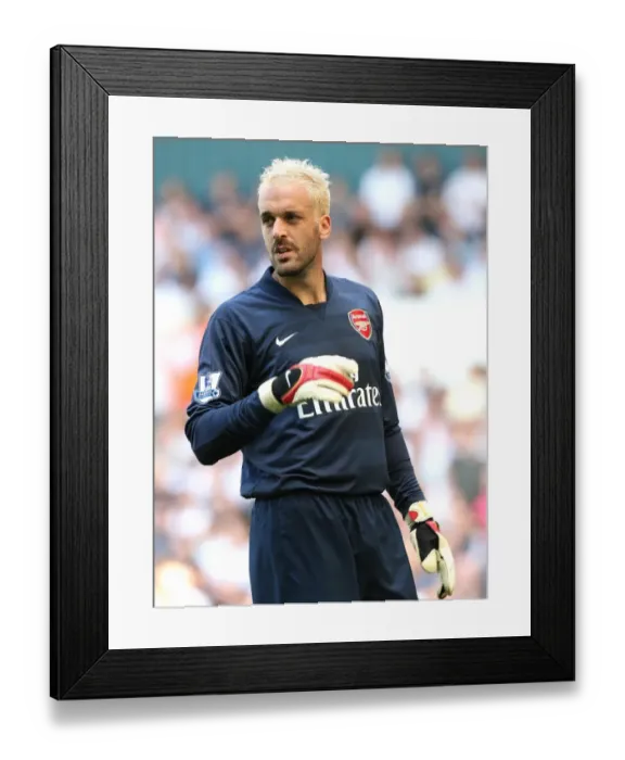 Framed Print : Manuel Almunia's Triumph: Arsenal's Glorious 3-1 Victory Over Tottenham Hotspur (September 15, 2007)