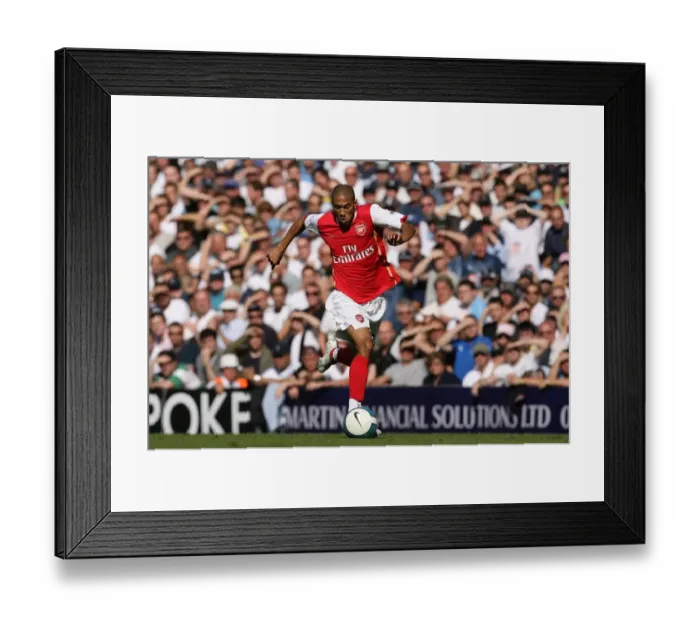 Framed Print : Gael Clichy Leads Arsenal to Victory: 1-3 Over Tottenham Hotspur, FA Barclays Premier League, White Hart Lane, 15 / 9 / 07
