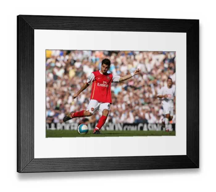 Framed Print : Cesc Fabregas Scores Stunning Goal Past Paul Robinson: Arsenal Crushes Tottenham 3-1 Framed Print : Cesc Fabregas Scores Stunning Goal Past Paul Robinson: Arsenal Crushes Tottenham 3-1