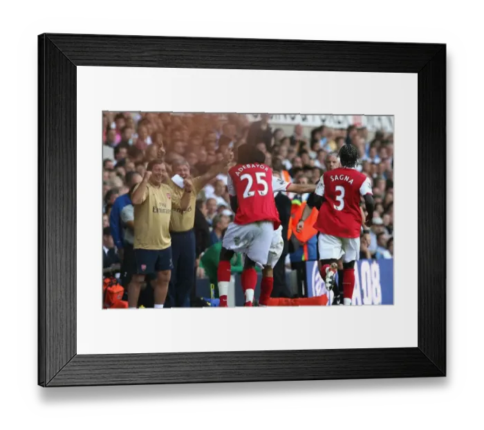 Framed Print : Cesc Fabregas and Emmanuel Adebayor: Unstoppable Duo - Arsenal's 2-1 Victory Over Tottenham Hotspur, FA Barclays Premier League, 2007 Framed Print : Cesc Fabregas and Emmanuel Adebayor: Unstoppable Duo - Arsenal's 2-1 Victory Over Tottenham Hotspur, FA Barclays Premier League, 2007