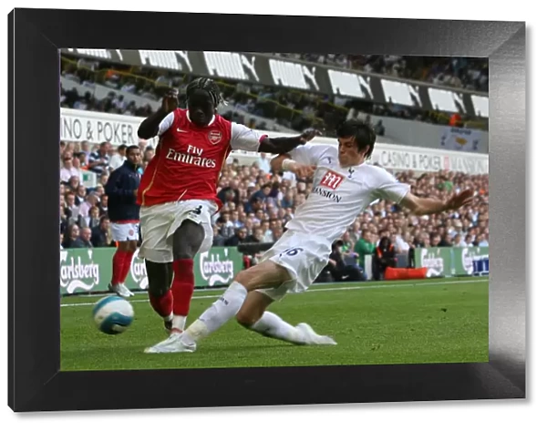 Triumphant Sagna and Bale: Arsenal's 3-1 Victory Over Tottenham, FA Barclays Premier League, 2007