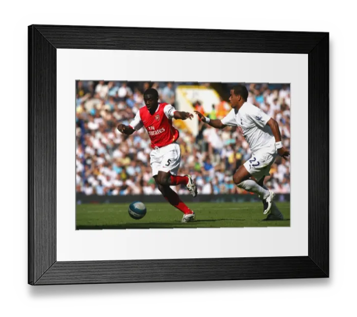 Framed Print : Kolo Toure (Arsenal) Tom Huddlestone (Tottenham)