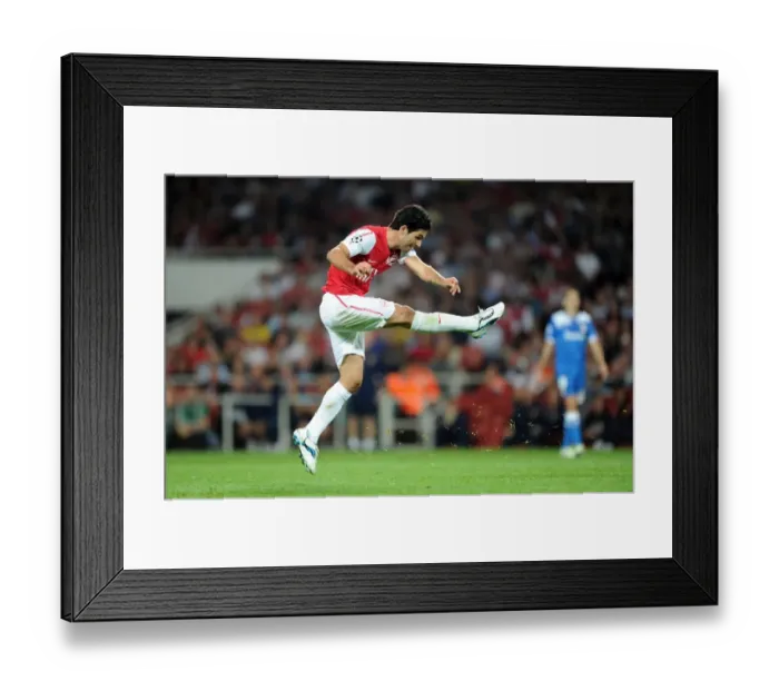 Framed Print : Mikel Arteta Guides Arsenal to 2-1 Champions League Victory over Olympiacos Framed Print : Mikel Arteta Guides Arsenal to 2-1 Champions League Victory over Olympiacos