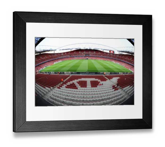 Framed Print : Arsenal vs Olympiacos: Battle at Emirates Stadium - 2011-12 UEFA Champions League
