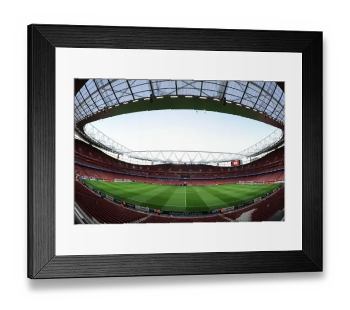 Framed Print : Arsenal's Emirates Stadium: Pre-Match Atmosphere vs Olympiacos (Champions League, 2011) Framed Print : Arsenal's Emirates Stadium: Pre-Match Atmosphere vs Olympiacos (Champions League, 2011)