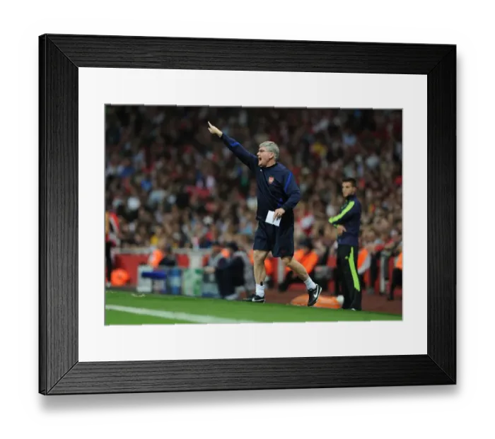 Framed Print : Pat Rice at Arsenal: Arsenal FC vs Olympiacos FC, UEFA Champions League 2011 Framed Print : Pat Rice at Arsenal: Arsenal FC vs Olympiacos FC, UEFA Champions League 2011