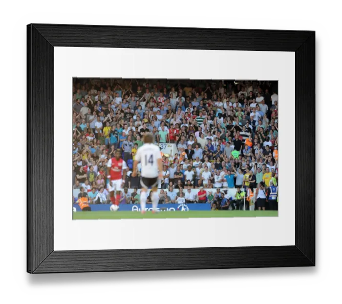 Framed Print : Arsenal Fans. Tottenham Hotspur 2: 1 Arsenal. Barclays Premier League. White Hart Lane