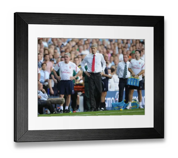 Framed Print : Arsene Wenger and the 2:1 Battle at White Hart Lane: Tottenham Hotspur vs. Arsenal, Premier League 2011-12 Framed Print : Arsene Wenger and the 2:1 Battle at White Hart Lane: Tottenham Hotspur vs. Arsenal, Premier League 2011-12
