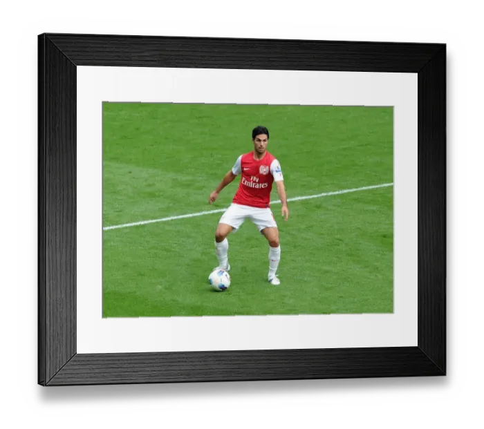 Framed Print : Mikel Arteta (Arsenal). Arsenal 2: 1 Sunderland. Barclays Premier League