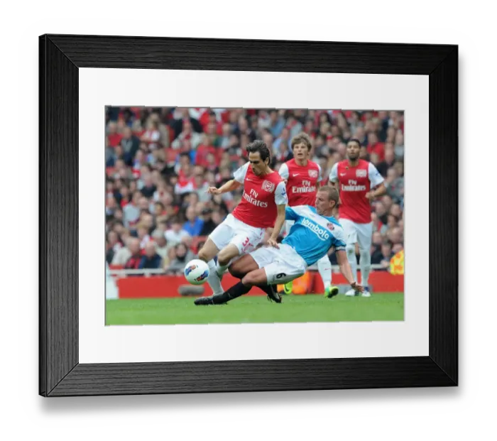 Framed Print : Yossi Benayoun Scores the Thrilling Winner for Arsenal Against Sunderland in the Premier League Framed Print : Yossi Benayoun Scores the Thrilling Winner for Arsenal Against Sunderland in the Premier League