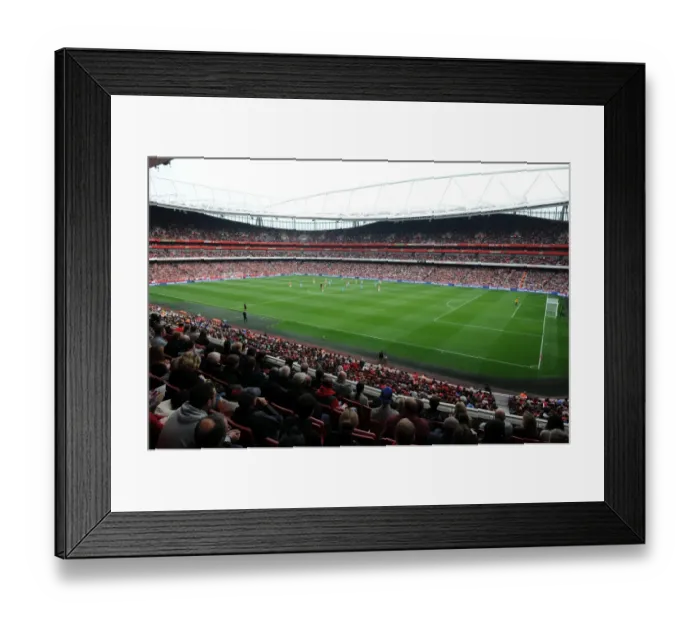 Framed Print : The View from Club Level during the match. Arsenal 2: 1 Sunderland. Barclays Premier League Framed Print : The View from Club Level during the match. Arsenal 2: 1 Sunderland. Barclays Premier League