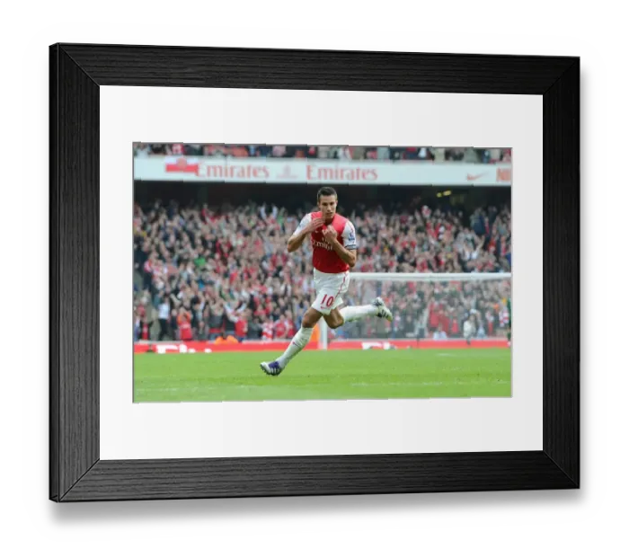 Framed Print : Robin van Persie's Brace: Arsenal's 2-1 Victory Over Sunderland in the Premier League Framed Print : Robin van Persie's Brace: Arsenal's 2-1 Victory Over Sunderland in the Premier League