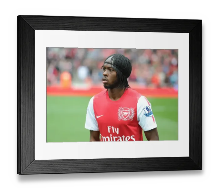 Framed Print : Gervinho Ready for Arsenal vs Sunderland Clash (2011-12)
