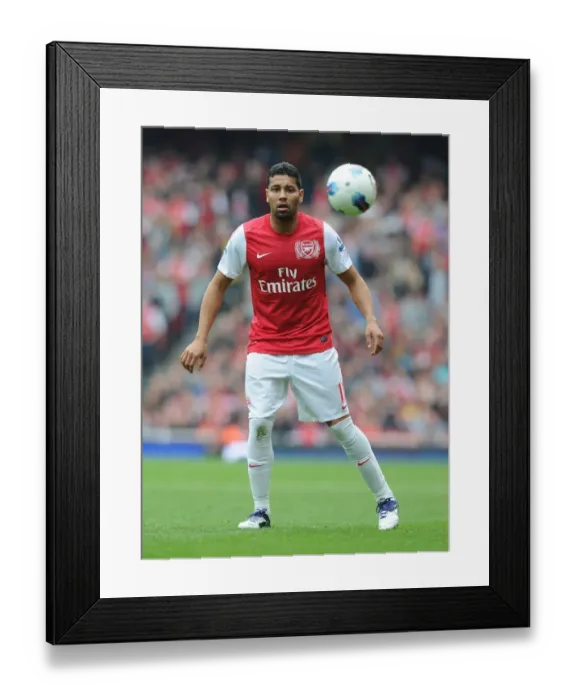 Framed Print : Andre Santos in Action: Arsenal vs Sunderland, Premier League 2011-12