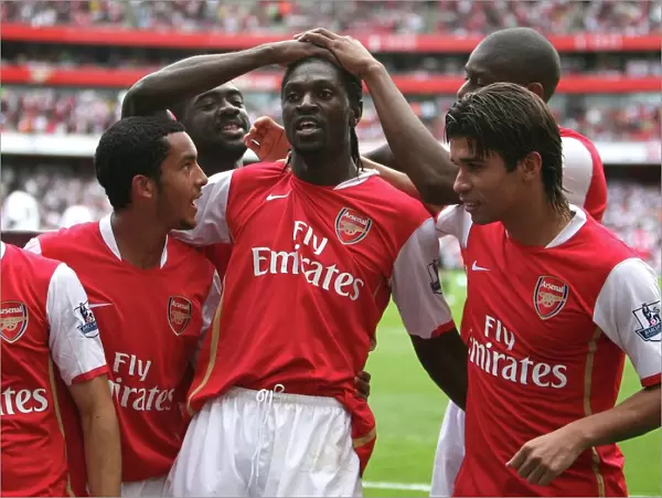 Adebayor's Brace: Arsenal's Dominant 5-0 Victory Over Derby County