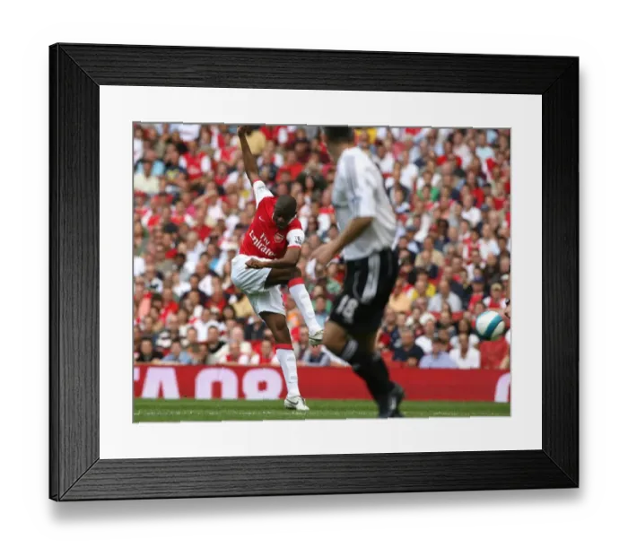 Framed Print : Abou Diaby scores Arsenals 1st goal Framed Print : Abou Diaby scores Arsenals 1st goal
